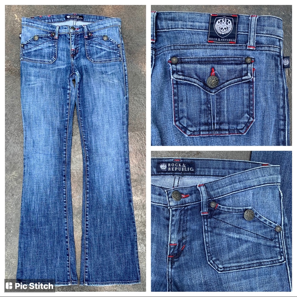 ROCK & REPUBLIC-Low Waist—Boot Cut